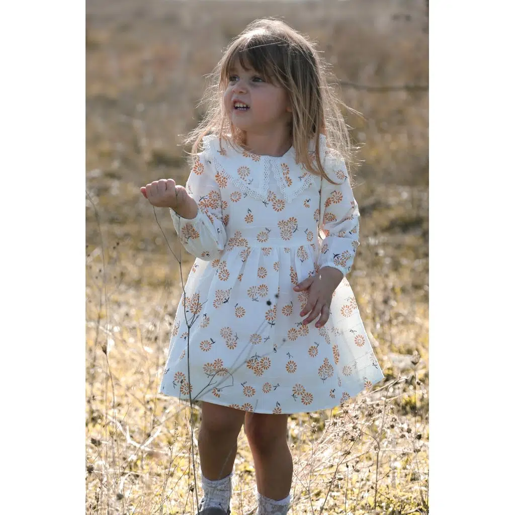 Bebek Kız Çocuk Doğum Günü Parti Düğün Elbise Astarlı Çocuk Giyim Bebek Giyim Kız - Beyaz