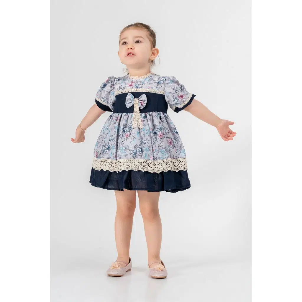 Bebek Kız Çocuk Doğum Günü Parti Düğün Elbise Tüllü Tütü Astarlı Çocuk Giyim Bebek Giyim Kız Bebek ELBYCCKDNTL - Lacivert