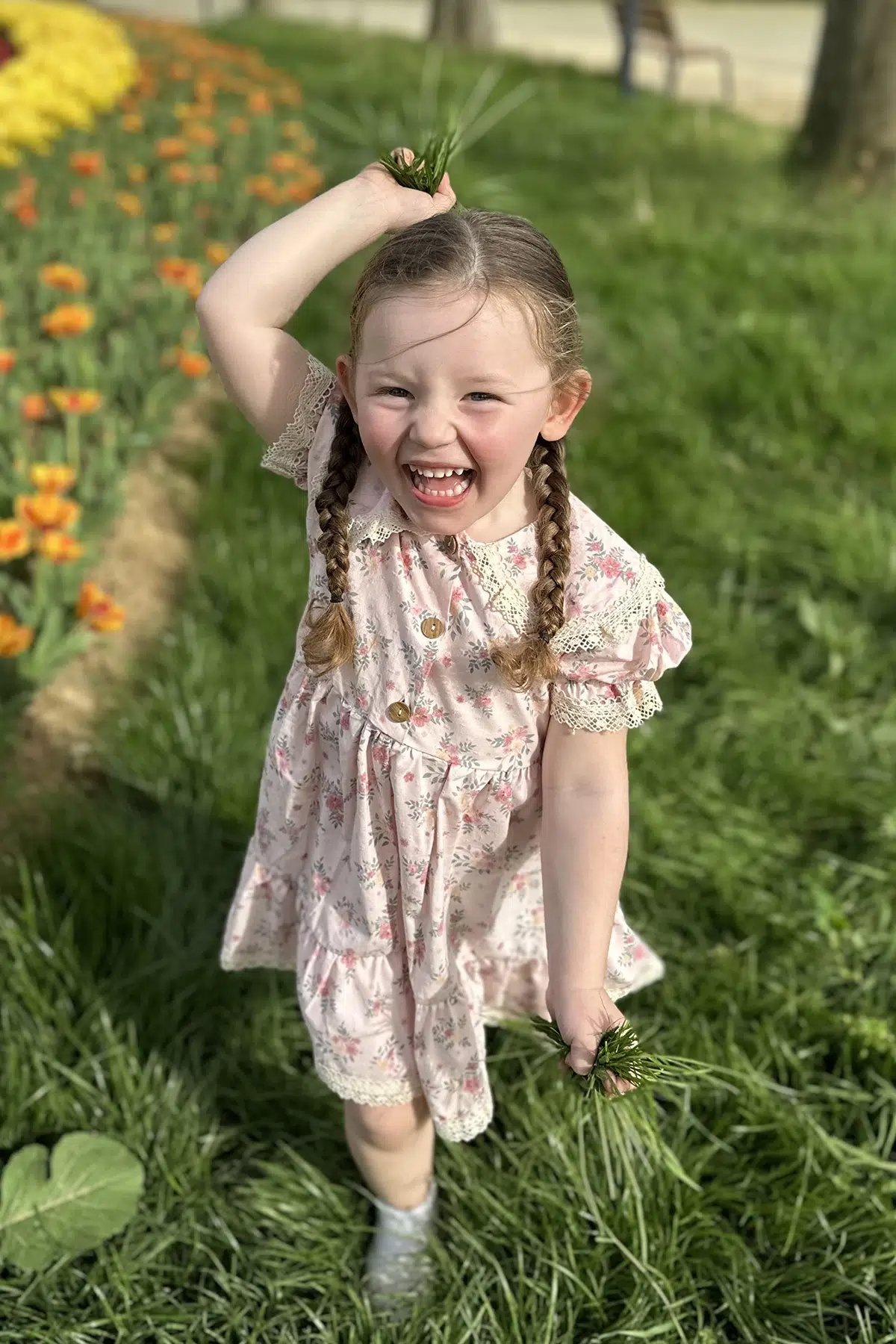 Kız Bebek Elbise Kız Çocuk Elbise Doğum Günü Parti Düğün Elbise Tüllü Kısa Kol Astarlı Elbise - Açık Pembe